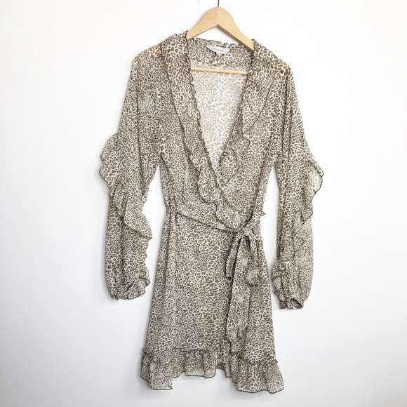 Anthropologie Ranna Gill ruffled leopard print dress - Picture 8 of 12